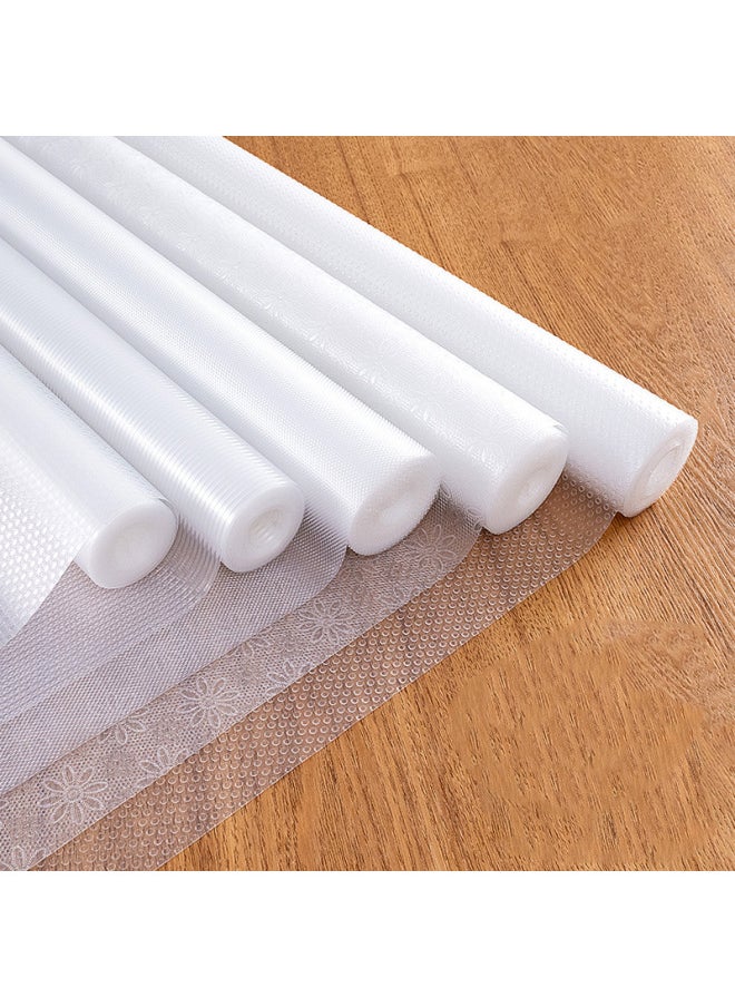 Generic - EVA Table Mat Transparent Thickened Drawer Mat Heat Insulation Waterproof Non-slip Cutting Wardrobe Mat Cabinet Pad Paper Shoe Cabinet Mat-Color:Convex Dot Pattern ]-Specifications:45*500cm - Image 1