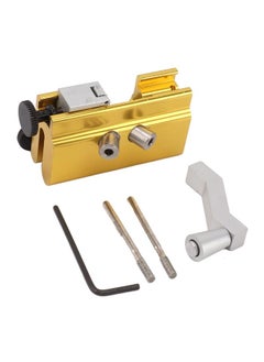 Portable Chainsaw Sharpener Hand Cranked Chainsaw Clamp Sharpening Jig Bits Kit Sturdy Easy to Use for Chain Saws