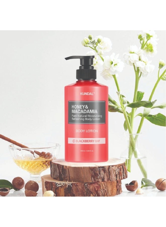 KUNDAL Honey & Macadamia Body Lotion - Blackberry Bay 500ml - Image 4