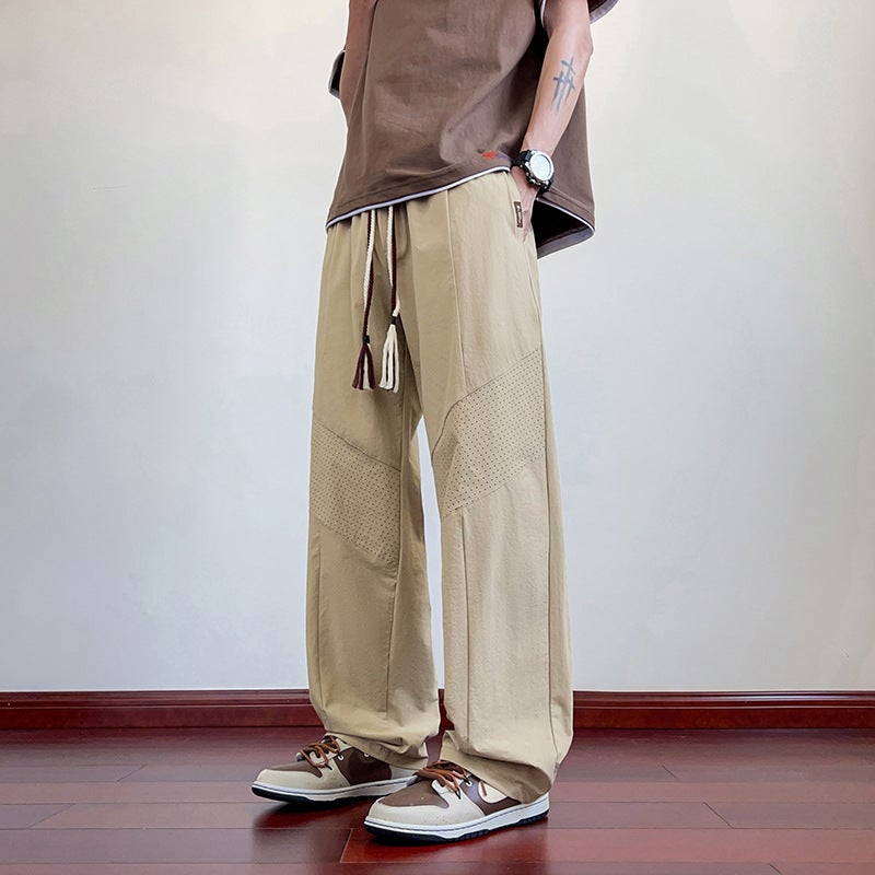 【M-8Xl】Men'S Ice Silk Pants Summer Quick-Drying Stretch Loose Plus Fat Plus Size Cool Feeling Cooling Casual - Image 2