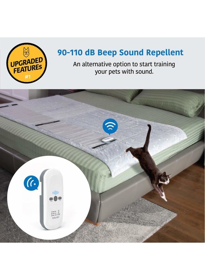 SVD.PET (2-Pack) Pet Training Mat, 60" X 12", Shock Pad, Cats Electronic Repellent Scat Mat for Indoor, 3 Training Modes, 5 Levels, Pet Safe Auto Power Off, Keep Dog Off Couch - Image 3
