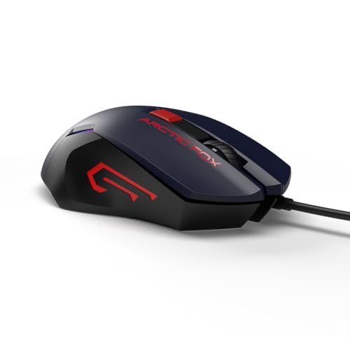 Arctic Fox Wired USB Gaming Mouse with Breathing Lights and DPI Upto 3600 (Deep Navy Blue) - Image 4