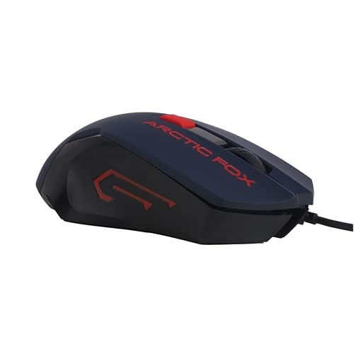 Arctic Fox Wired USB Gaming Mouse with Breathing Lights and DPI Upto 3600 (Deep Navy Blue) - Image 3