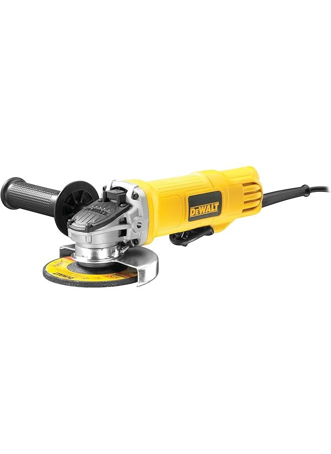 DEWALT Angle Grinder 115Mm 900W Convenient Paddle Switch Fully Leaded Stator Windings Ball Bearing Design Pop Off Brushes Abrasion Protected Motor Yellow Black Dwe4120 B53  - Image 4