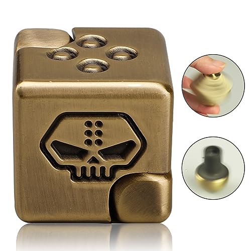 Dilabnba Metal Infinity Cube Fidget Spinner for Kids Adults 2in1 Magnet Dice Fidget Hand Toys Focus Finger Spinning Toy Stress Relief Hand Spinner for Boys Men Kinetic Desk Toy for Autism Anti Anxiety - Image 5