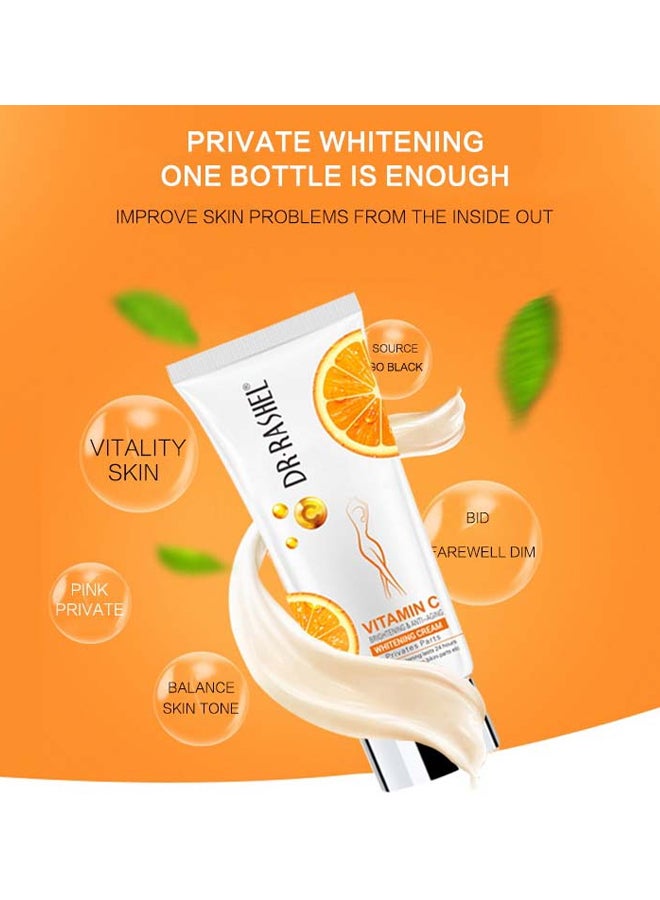 DR. RASHEL Vitamin C Privates Parts Whitening Cream White 80grams - Image 5