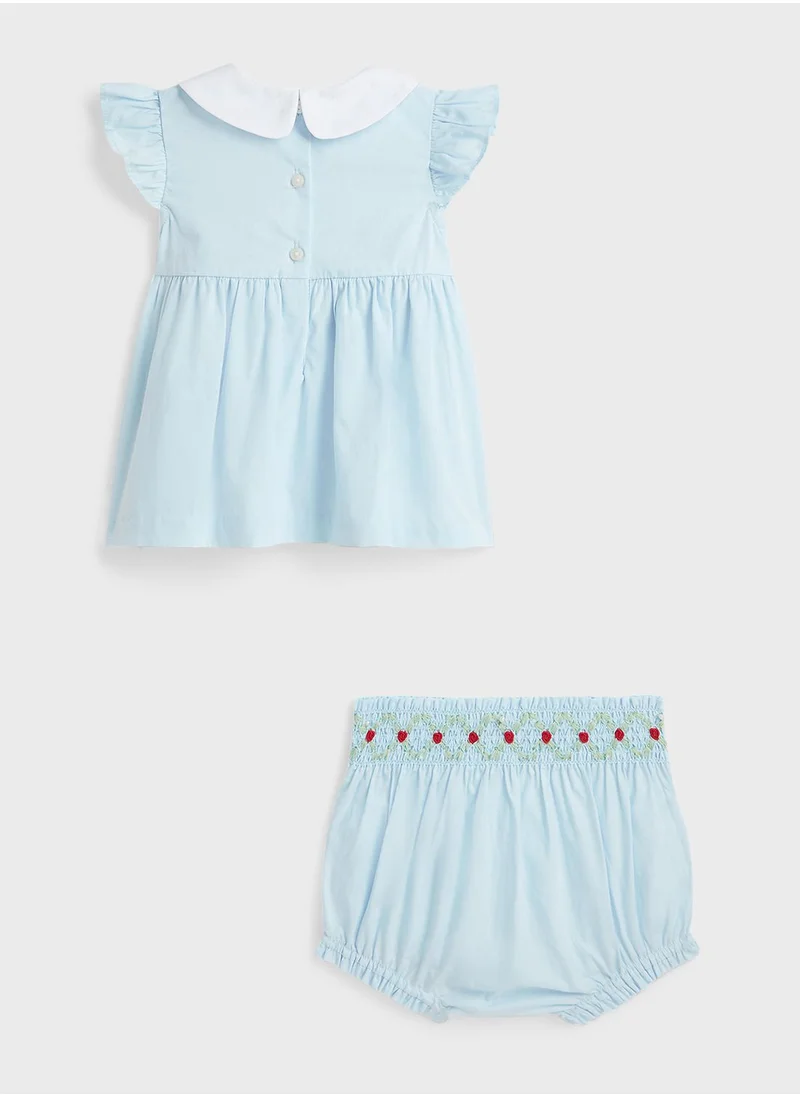 POLO RALPH LAUREN Infant Ruffle Dress Set