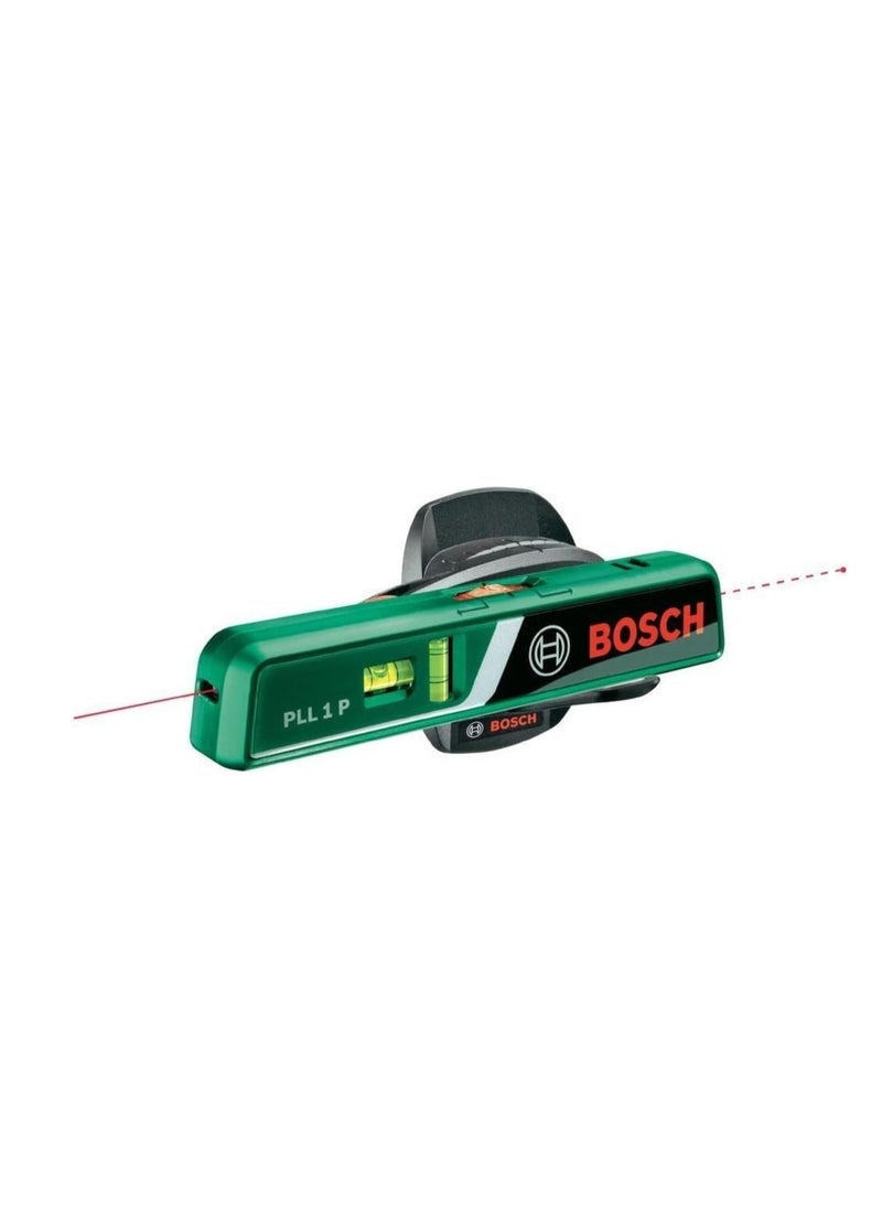 BOSCH - Bosch laser spirit level PLL 1 P with wall mount (laser line for flexible alignment on walls and laser point for easy height transfer) - Image 1