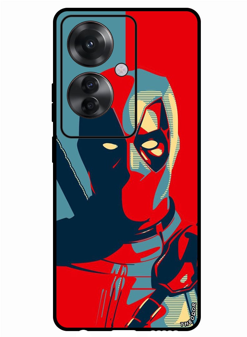 Theodor Protective Case Anti Scratch Shock Proof Bumper Cover For Oppo Reno 11F Deadpool - Image 1
