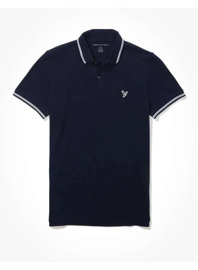 American Eagle Tipped Polo