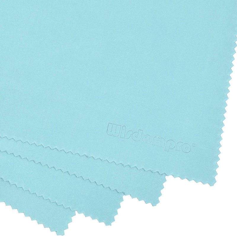 Wisdompro Extra Large 4-Pack Microfiber Cleaning Cloth For Laptop, LCD TV, Computer Screen, Monitor, Tablet, Camera Lens, Glass, Lenses, Phone, iPhone, iPad, other Delicate Surface - Mint (16x16 Inch) - Image 5