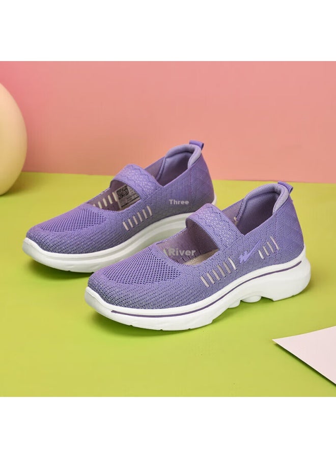 Double Star Eight Shuangxing Bate Women's Shoes, Spring And Autumn Mom Shoes, Soft-soled Lightweight Casual Shoes, Cool Flats, Middle-aged And Elderly Sneakers, Slip-on Walking Shoes - Image 5