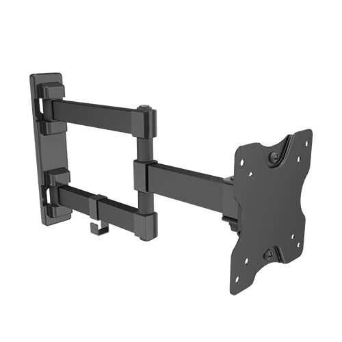 Gadget Wagon 14-27 inches Corner Swivel Extendable Arm Rotate and Swivel Monitor and TV Wall Mount Bracket (180 Degrees Motion) - Image 1