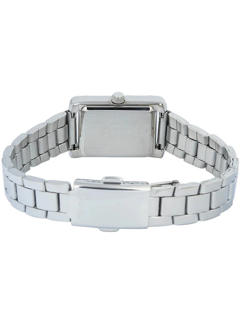 كاسيو ساعة يد انالوج بسوار ستانلس ستيل مستطيل الشكل LTP-1234DD-2AD - Image 3