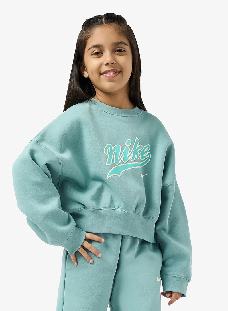 Nike Youth Nsw Trend Fleece Cropped Sweatshirt