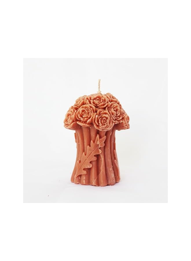 Green Tiger Rose Bouquet Soy Handcrafted Decorative Candles with Unique Artistic Designs, Perfect for Home Décor, Relaxation, and Gifts (pink) - Image 3