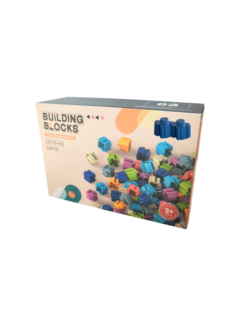 STEM Educational Building Blocks for Kids -  Safe & Colorful Construction Toy, Perfect Gift for Ages 3+ (Travel-Friendly)  - Image 1
