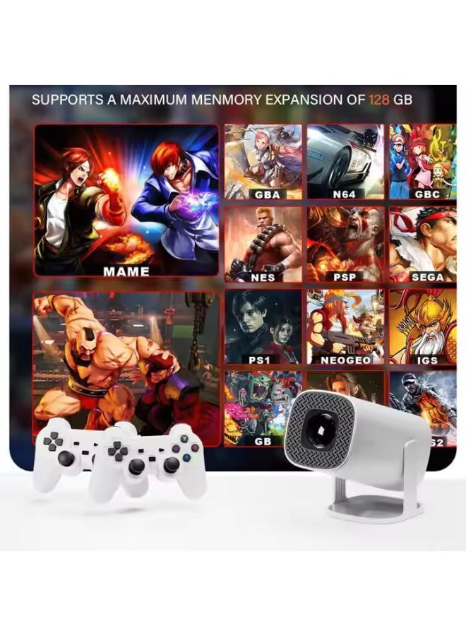 BORTONY Gaming Projector with Console, 1080P Video Game Projector 2 Wireless Controller Support 150 ANSI Lumens with WiFi 6, BT 5.0, 180 Degree Rotation Auto Keystone Projector Home Theater Cinema - Image 5