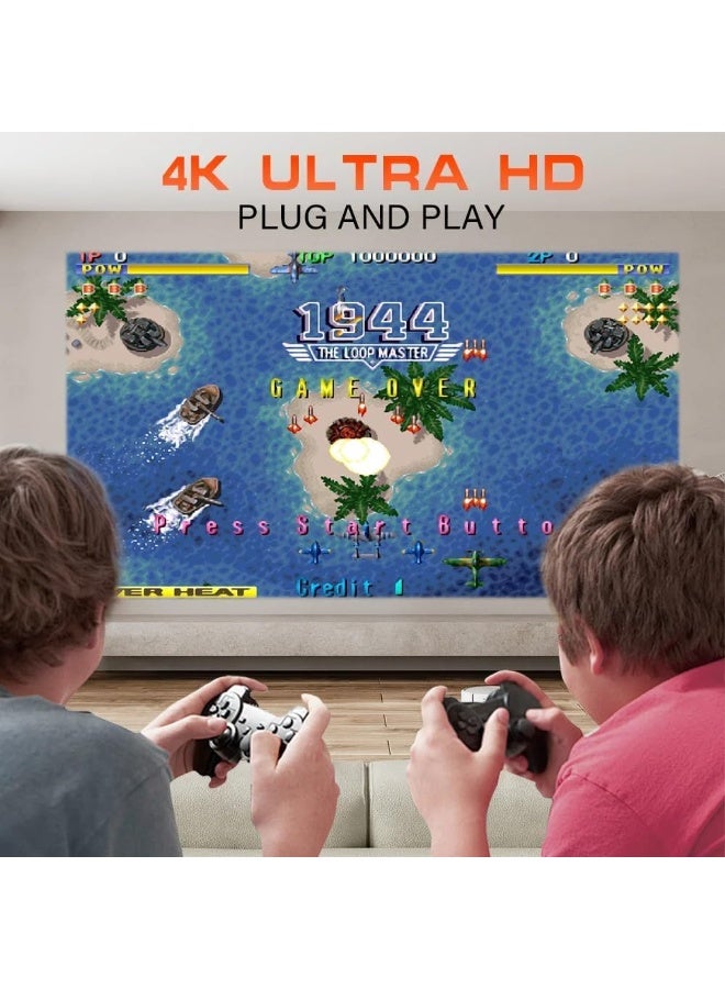 BORTONY Gaming Projector with Console, 1080P Video Game Projector 2 Wireless Controller Support 150 ANSI Lumens with WiFi 6, BT 5.0, 180 Degree Rotation Auto Keystone Projector Home Theater Cinema - Image 4