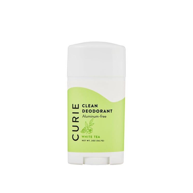 Curie Aluminum Free Deodorant - White Tea 2oz Stick - Natural Deodorant, Paraben Free, Cruelty Free, Non-Toxic - Image 1