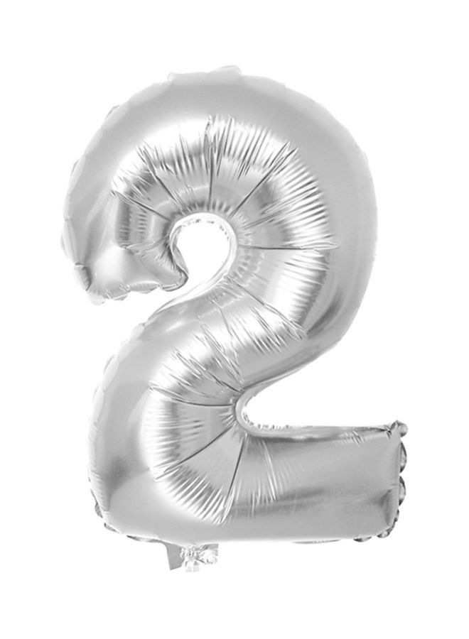 NIBEMINENT Number 2 Foil Balloon 40 Inch 40inch
