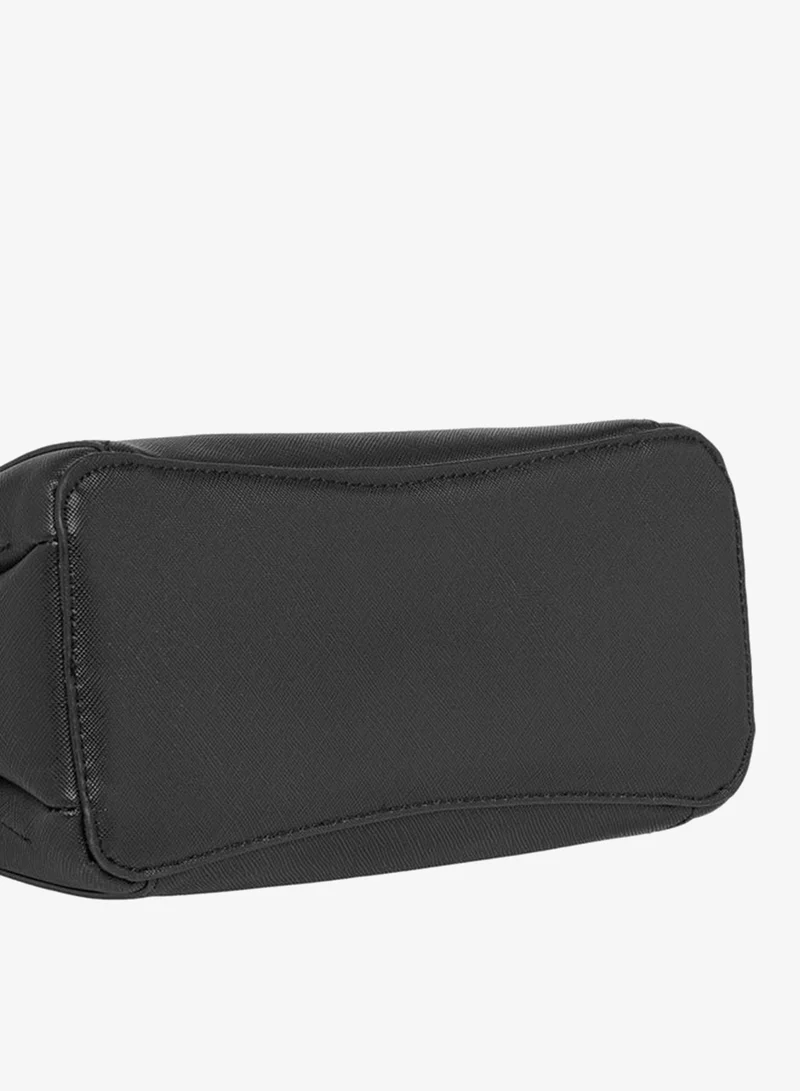 Flora Bella By Shoexpress Solid Crossbody Bag with Detachable Strap