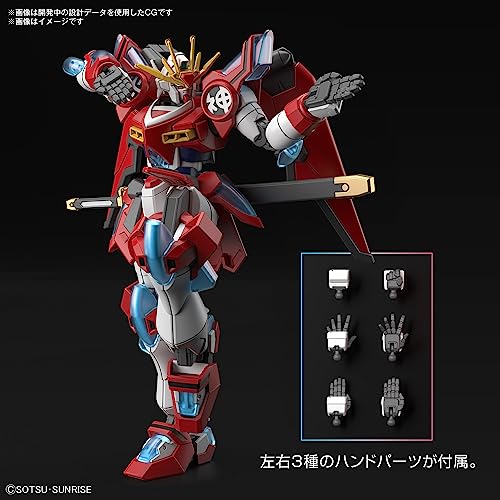 BANDAI SPIRITS بانداي هوبي - غندام بيلد ميتافيرس - #4 شين بيرنينغ غندام، مجموعة نموذج بانداي سبيريتس HG 1/144 - Image 5