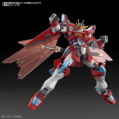 BANDAI SPIRITS بانداي هوبي - غندام بيلد ميتافيرس - #4 شين بيرنينغ غندام، مجموعة نموذج بانداي سبيريتس HG 1/144 - Image 3