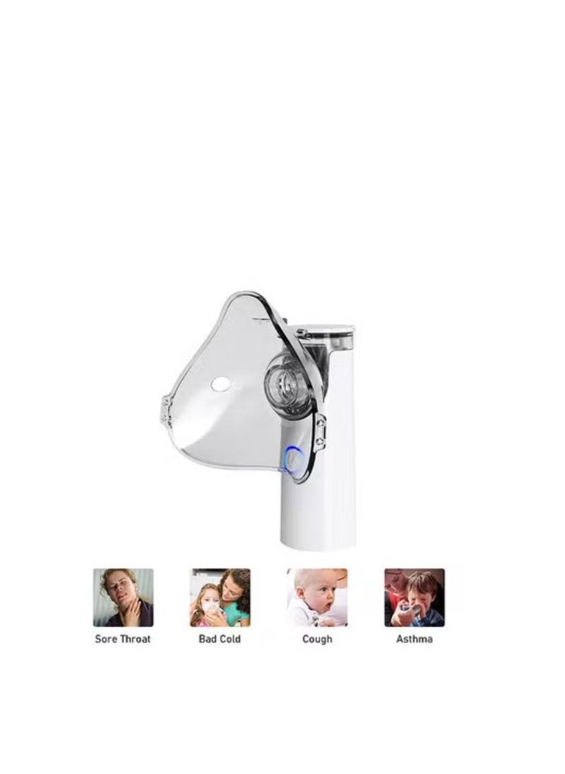 Generic - Portable Adult Nebulizer Handheld Kids Mesh Nebulizer Ultrasonic Personal Vaporizer Steam Inhaler 3 Levels Low Noise Home Travel Atomizer for Bad Cold Asthma Bronchitis Pneumonia - Image 1