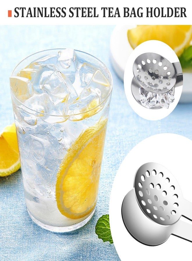 Aeaocvo Metal Tea Bag Squeezer tool, Stainless Steel Tea Tongs Tea Filter Coffee Spoon Clamp Teabag Squeezer for Gripping Loosing Ice Sugar Lemon Slice - Image 5