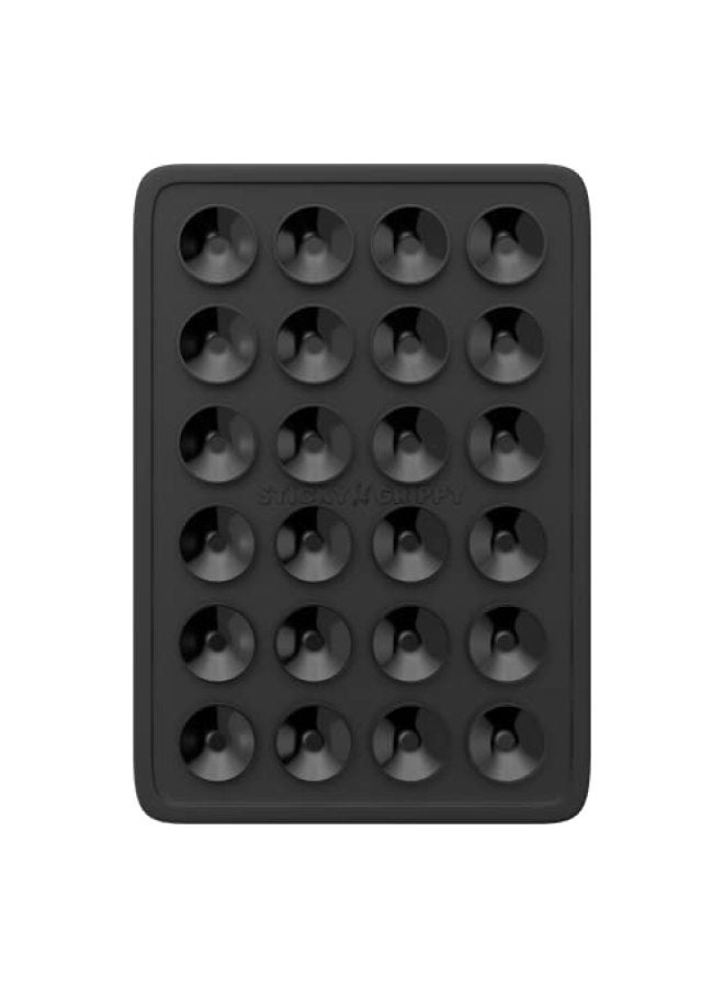 StickyGrippy Suction Phone Case Mount, Silicone Adhesive Phone Accessory for iPhone and Android, Hands-Free Fidget Toy Mirror Shower Phone Holder, TikTok Videos and Selfies (Orange) - Image 2