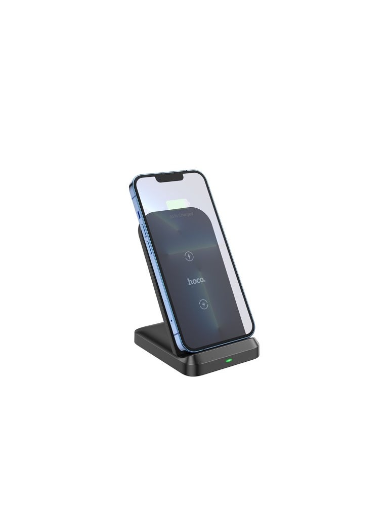 hoco. hoco. CW38 vertical wireless fast charger Black  - Image 1