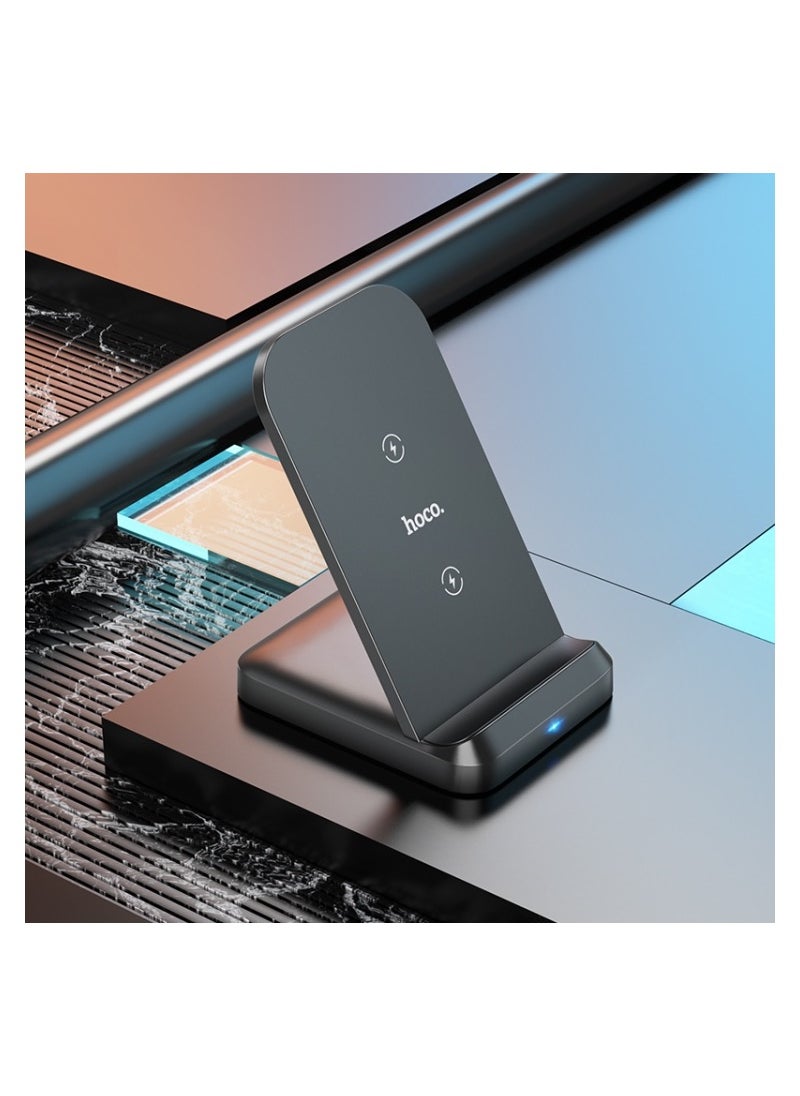 hoco. hoco. CW38 vertical wireless fast charger Black  - Image 4