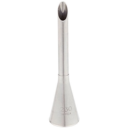 Ateco Ateco 230 2 78 Bismark Metal Piping Tip  Great for filling donuts cupcakes elclairs and other pastries 