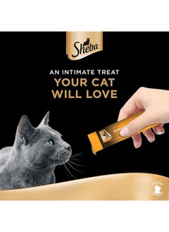Sheba Sheba Melty Mixed Creamy Treats Chicken & White Fish Flavors Cat Food, Pack of 4 Sachets x 12 Bags x 12g, 576g  - Image 3