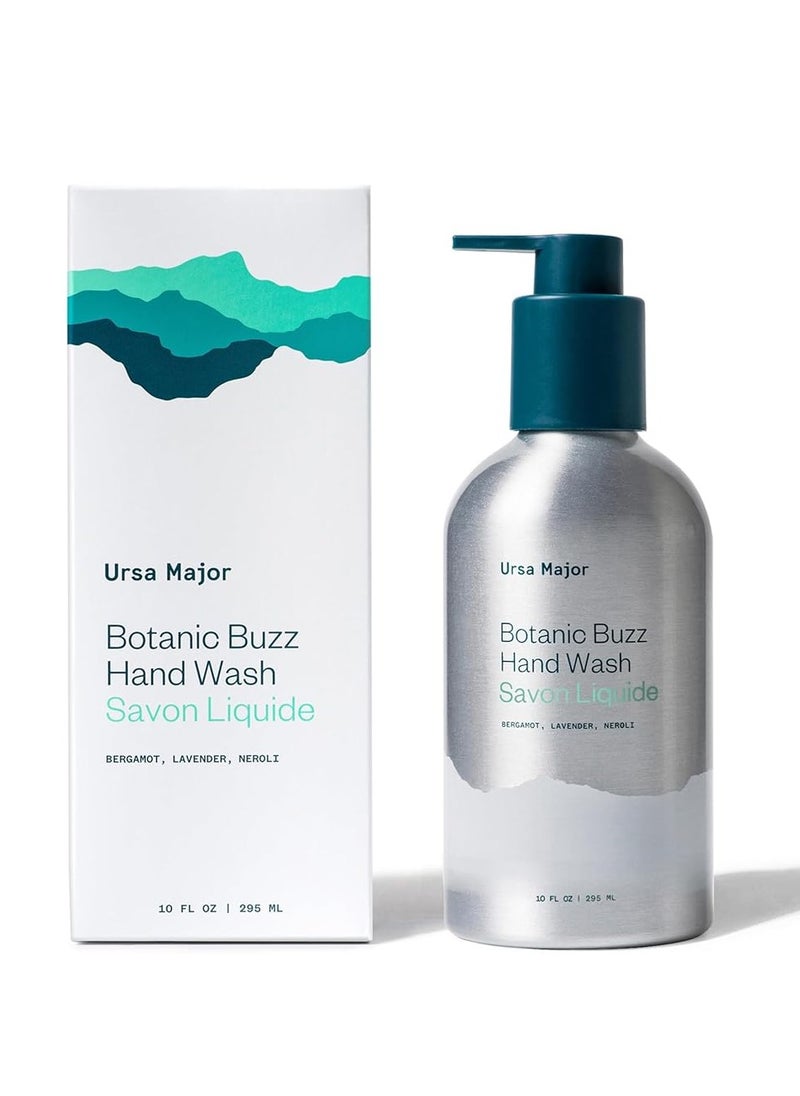 Ursa Major Ursa Major Botanic Buzz Hand Wash | Natural Liquid Hand Soap | Cleanses, Hydrates, Moisturizes & Soothes | Vegan, Cruelty-Free & Non-Toxic | 10oz  - Image 1