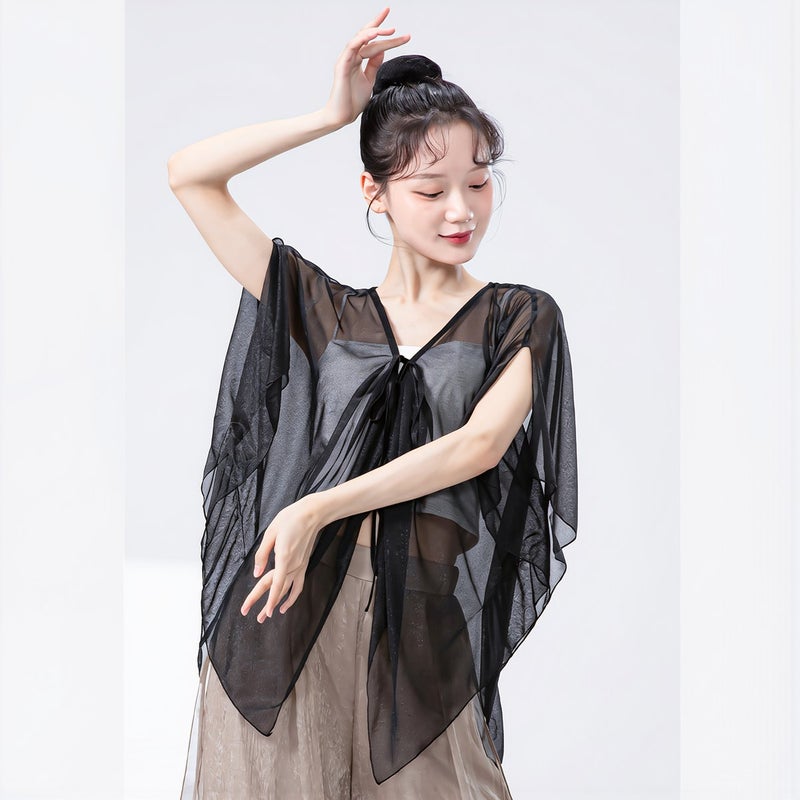 Universal Match Sheer Dance Top Fits All Dance Bottoms Camisoles Pink M - Image 1