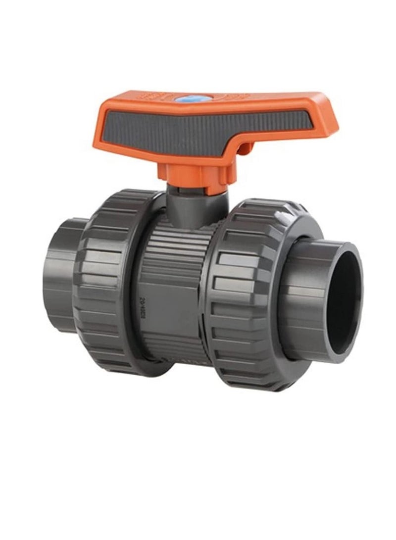 بي في سي تجهيزات أنابيب إمداد المياه الثقيلة من Cepex PVC لحمام السباحة والزراعة والري واستخدام السباكة التجارية (1/2 بوصة ، صمام الاتحاد الكروي) - Image 3