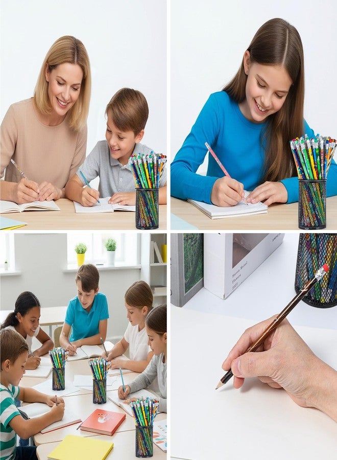 xozeooeu 180 Pcs Colorful Wooden Pencils with Erasers, No.2 HB Multicolor Pencils Bulk for Learning Supplies, Rewards, Teacher Gifts & Party Favors - Image 3