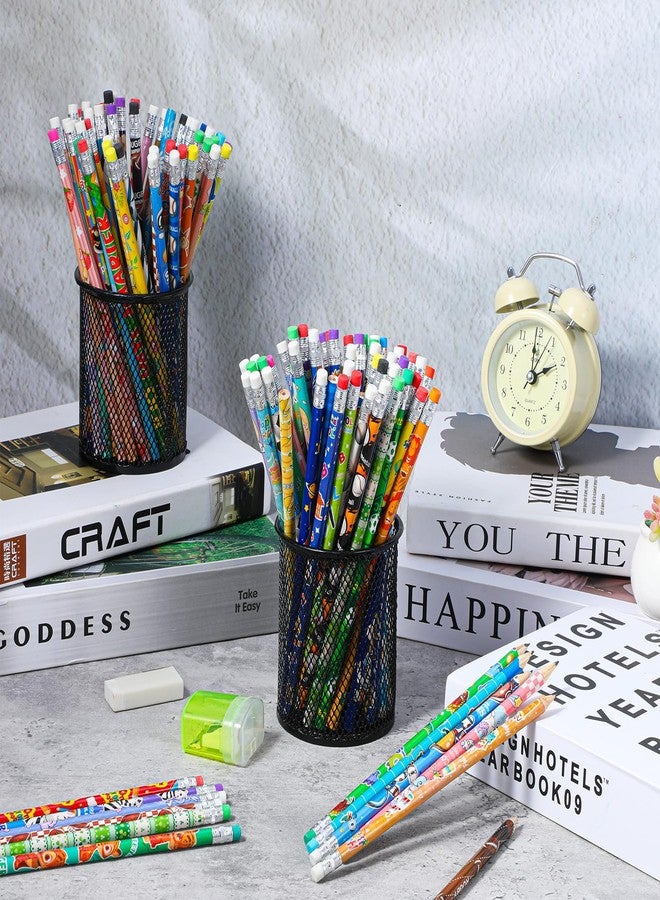 xozeooeu 180 Pcs Colorful Wooden Pencils with Erasers, No.2 HB Multicolor Pencils Bulk for Learning Supplies, Rewards, Teacher Gifts & Party Favors - Image 4