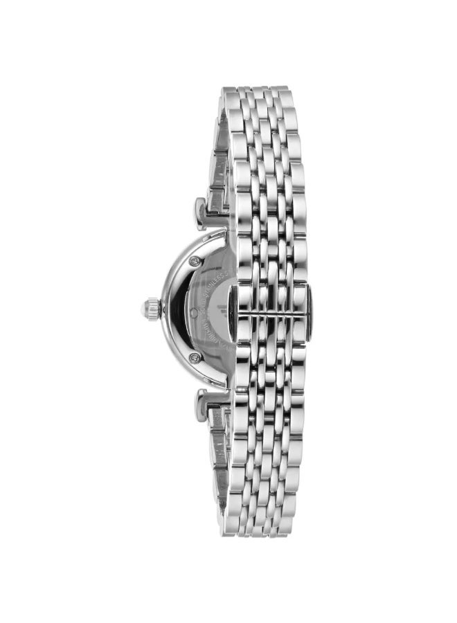armani Emporio Armani Gianni T-Bar AR11204 Women’s Watch – White Dial Stainless Steel Elegant Fashion Watch - Image 4