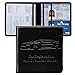 Peisicne Car Registration and Insurance Holder Vehicle Glove Box Car Organizer with Magnetic Closure for Documents Cards License Car Organization 1Pack Black - Image 2