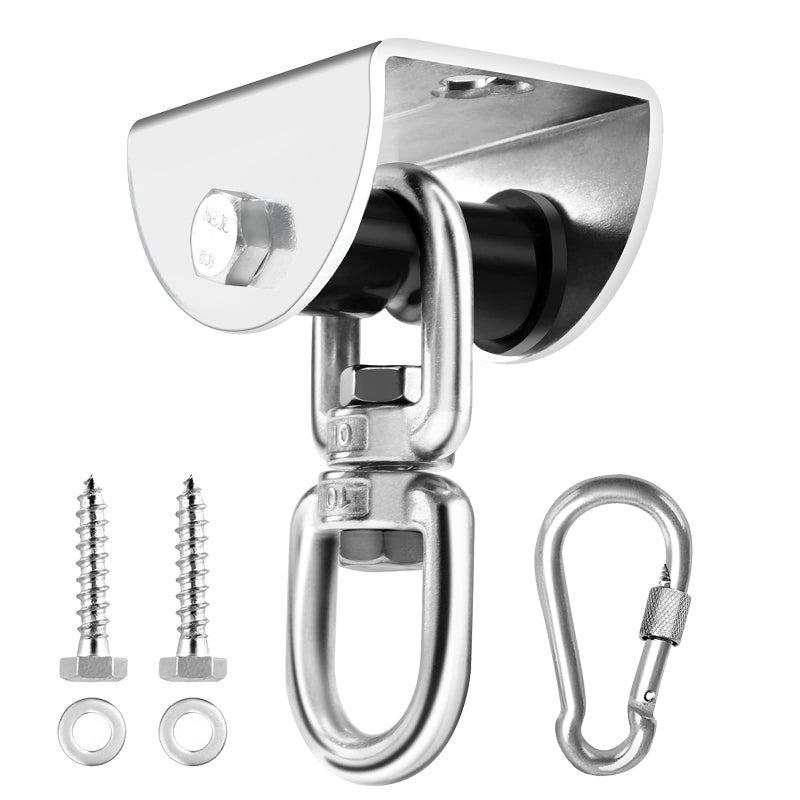 Eapele Heavy Bag Hangers Brackets for Wood Beam 360° Swivel - Image 1