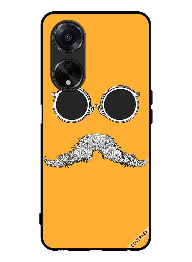 Covernex Protective Case Cover For Oppo F23 5G Glasses And Mustache Art - Image 1