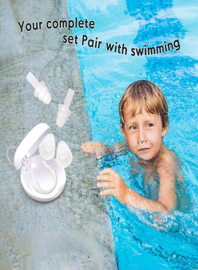 Baypify Painless Nose Plugs for Swimming for Kids (Age 6+) and Adults,Waterproof Nose Clip for Swimming, Snorkeling & Lap Training, Ensure Comfort and Safety in The Water (White, L) - Image 5