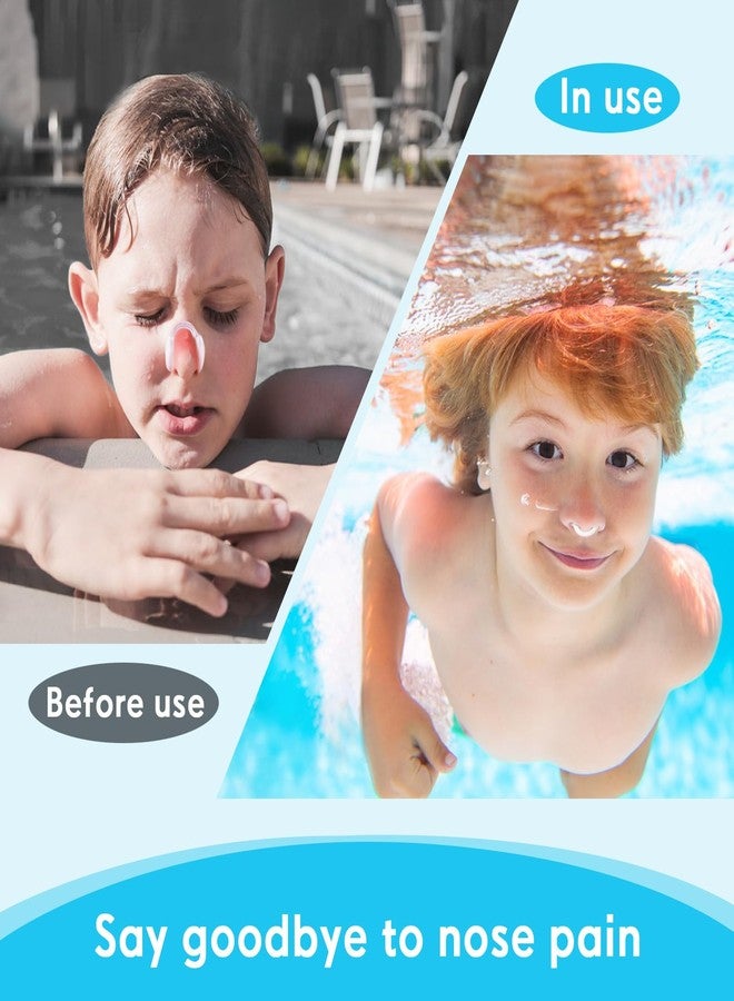 Baypify Painless Nose Plugs for Swimming for Kids (Age 6+) and Adults,Waterproof Nose Clip for Swimming, Snorkeling & Lap Training, Ensure Comfort and Safety in The Water (White, L) - Image 4