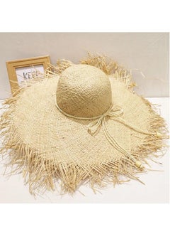 Sun hat Big Straw Hat Ladies Sun Hat Summer Hats For Women Wide Brim Beach Hat Wedding Cap