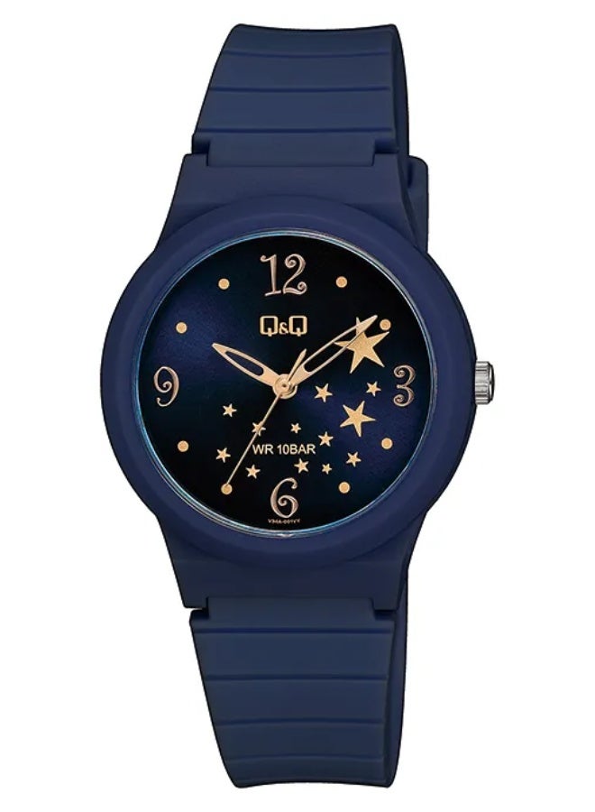 Q&Q Ladies' Analog Quartz Watch V34A-001VY, Navy Blue - Image 2