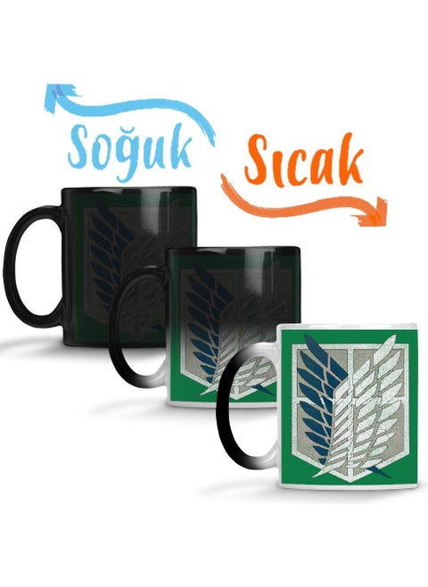 Print Shop Attack On Titan Scouting Legion Magic Mug Porcelain