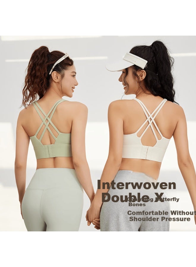 Never Me High-intensity Sports Bra For Women, Seamless Back, Shockproof, Anti-sagging, Running, Yoga, Pilates Fitness Wear - Image 4